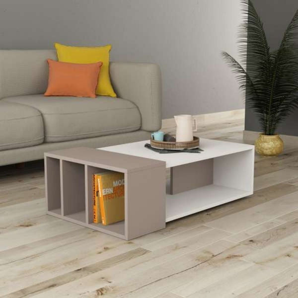 Tavolino da salotto 102x56,5x32 cm Anita tortora bianco acquista