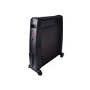 Radiatore Elettrico Romeo 1000-2000 W Calore su 3 Lati con Pannello in Mica Nero