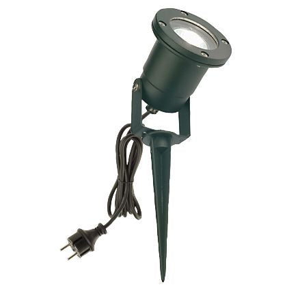 sconto Faro Faretto con Picchetto Ip44 Gu10 50W 220V Colore Nero per Esterno Linea Spot Sovil