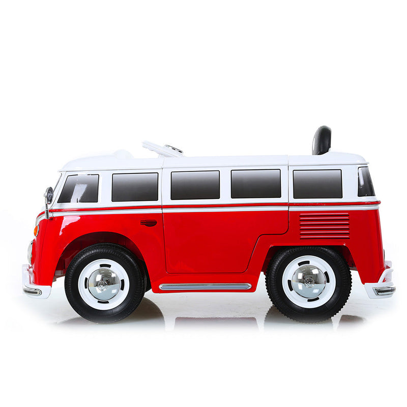 Macchina Elettrica per Bambini 12V con Licenza Volkswagen Mini Van con Radiocomando