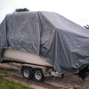 Telo Occhiellato Multiuso 5x8m in Polietilene 180gr Grigio