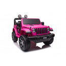 Macchina Elettrica per Bambini Fuoristrada Jeep Wrangler Rubicon 12V con Telecomando Rosa