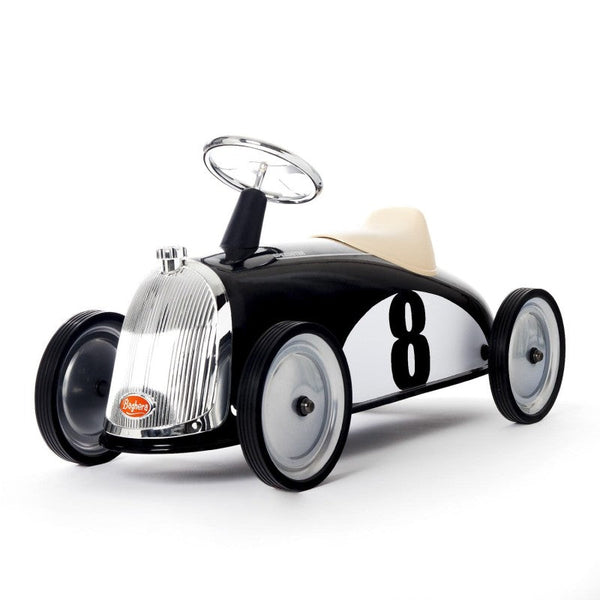 Auto Cavalcabile Vintage da Corsa per Bambini Baghera Rider Nero acquista