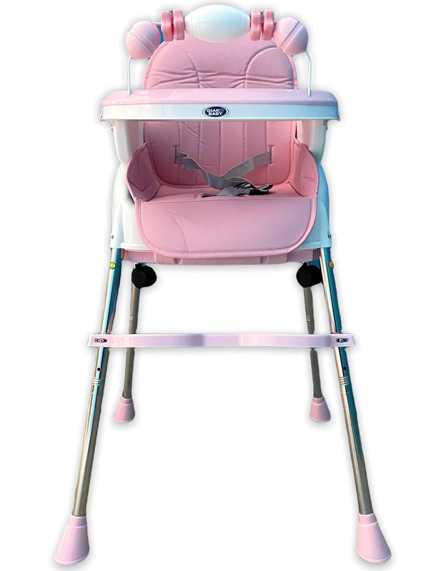 sconto Seggiolone per Bambini 4 in 1 Pappa e Gioco Rosa