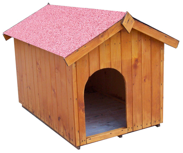 sconto Cuccia per Cani Taglia Media 80x120x85 cm in Legno Naturale