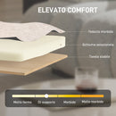 Poltrona da Camera Rivestita in Ciniglia con Struttura e Gambe in Legno Massello Beige      