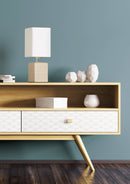 Lampada tavolo da Interno  E14 in Ceramica Bianco Anticato