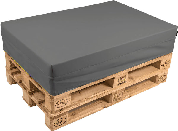 online Cuscino per Pallet 120x80cm in Tessuto Pomodone Grigio Scuro