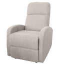 Poltrona Relax Reclinabile Manuale 75x65x101 cm in Tessuto Beige