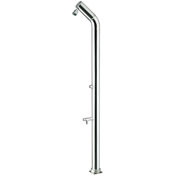 sconto Doccia da Giardino Temporizzatore e Lavapiedi ATI Docce UNI-1P Inox Anodizzato