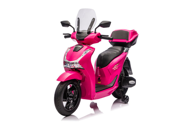 Scooter Elettrico per Bambini Licenza Ufficiale Honda SH125 12V con Ruote EVA e Sedile Pelle Rosa online