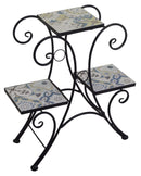 Portavaso 3 Ripiani in Metallo Gallipoli Nero