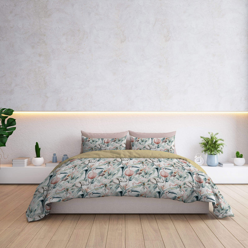 Copripiumino con Federe Stampato in Microfibra Denny Varie Misure