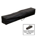Gazebo Richiudibile Pieghevole 3x4,5m in Acciaio e PVC Impermeabile Bianco