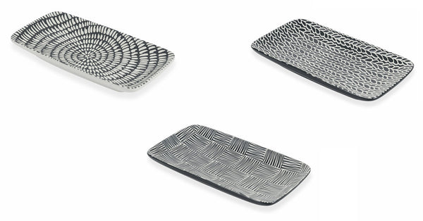 Set 6 Piatti Sushi 23,5x12,5x3 cm in Porcellana Villa d'Este Home Tivoli Timbuktu acquista