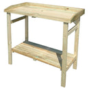 Banco da Lavoro per Giardinaggio 80x40x85 cm con Ripiano in Legno