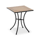 Tavolino da Giardino Quadrato in Ferro con Piano in Ceramica a Mosaico Taddei Zeus