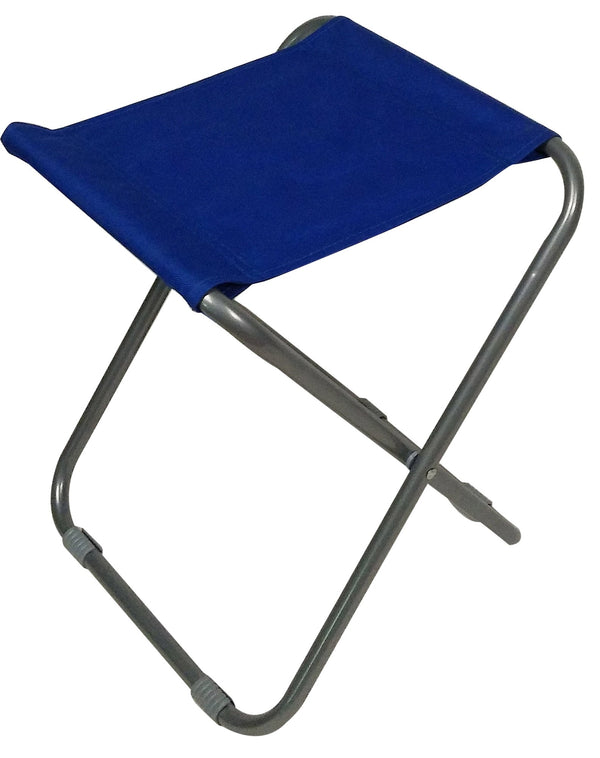 prezzo Sgabello Pieghevole da Campeggio 32x32x40 cm in Metallo e Poliestere Blu