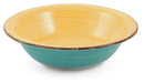 Set 6 Piatti Fondi Ø21,5x5,5 cm in Gres Villa d'Este Home Tivoli Baita Gialli