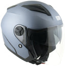 Casco Jet per Scooter Visiera Lunga CGM Daytona 130A Grigio Opaco