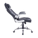 Sedia da Gaming Regolabile e Girevole Nero 