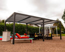 Pergola da Giardino 3,6x6 m in Alluminio Grigio Antracite 