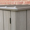 Armadio Porta Attrezzi da Giardino 136x70x172 cm in Polietilene