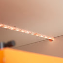 Mobile TV Fino a 60"" 137x35x42 cm in Legno Truciolare Bianco Lucido