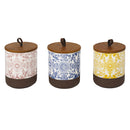 Set 3 Barattoli Ø11x13,5 cm 750 ml in Gres VdE Tivoli 1996 Classic Nouveau