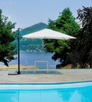 Ombrellone Decentrato da Giardino 3x3m California in Alluminio e Poliestere Ecrù