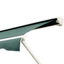 Tenda da Sole a Caduta 180×70 cm in Alluminio e Poliestere Verde