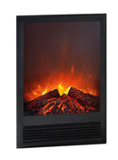 Camino Elettrico da Incasso Effetto Fiamma 1200W Ruby Fires Elski Nero