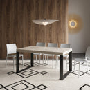 Tavolo Allungabile 160-420x90x77 cm Tecno Cashmere Telaio Antracite 
