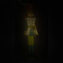 Soldatino Schiaccianoci in Resina 26x19xh89 cm con LED Decorazione Blu