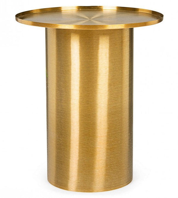 sconto Tavolino Kalpita Gold D51 Rotondo in Metallo
