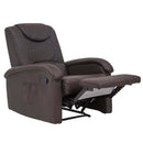 Poltrona Relax Reclinabile 74,5x89/159x100/83,5 h cm in Similpelle Marrone