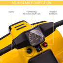 Mini Quad Elettrico per Bambini 6V Nero e Giallo