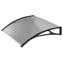 Pensilina Tettoia in Policarbonato Alveolare Trasparente Varie Misure