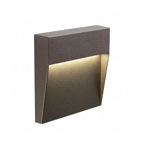Faretto Segnapassi a Semi Incasso da Esterno a LED Piccolo Sovil Geo Square Marrone online