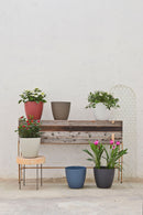 Vaso da Interno e Esterno Ø35x31 cm in Polipropilene Bayon 35 Blush Rosso