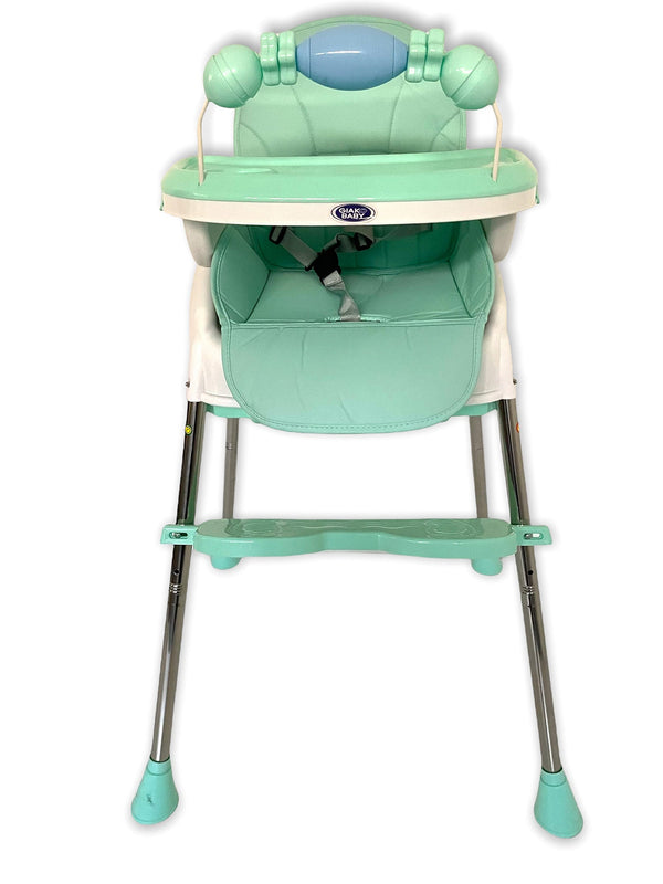 Seggiolone per Bambini 4 in 1 Pappa e Gioco Verde prezzo