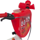 Bicicletta per Bambino 12” 1 Freno Gomme in EVA Teen Monster Bianca/Rossa