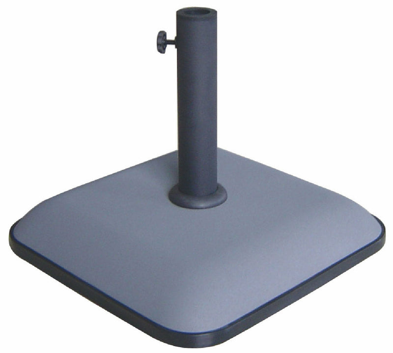 Base per Ombrellone da Giardino 45x45 cm 25 Kg in Ferro Soriani Grigia