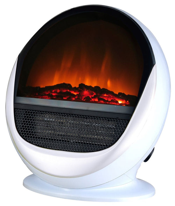 Stufa Elettrica da Pavimento Effetto Fiamma 1500W CheminArte Pop Fire Bianca acquista