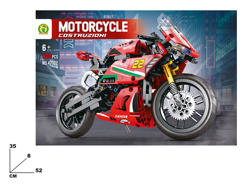 Costruzioni Moto 470 Pezzi Rosso      