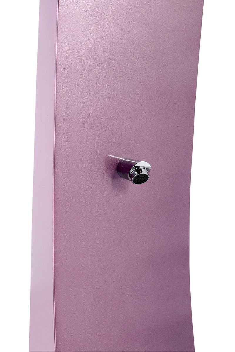 Doccia da Esterno Giardino Miscelatore e Lavapiedi Rosa