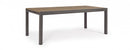 Tavolo Allungabile Elias 200-300x95 cm Antrac in Alluminio