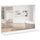 Specchio Bagno a Parete 60x12x40 cm con Mensola Bianco