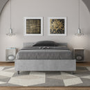 Letto 1 Piazza e Mezzo Nuamo Grigio Varie Misure