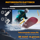 Telo per Proiettore 100" 16:9 Motorizzato 251x8x168 cm con Telecomando in Plastica e Metallo Bianco      